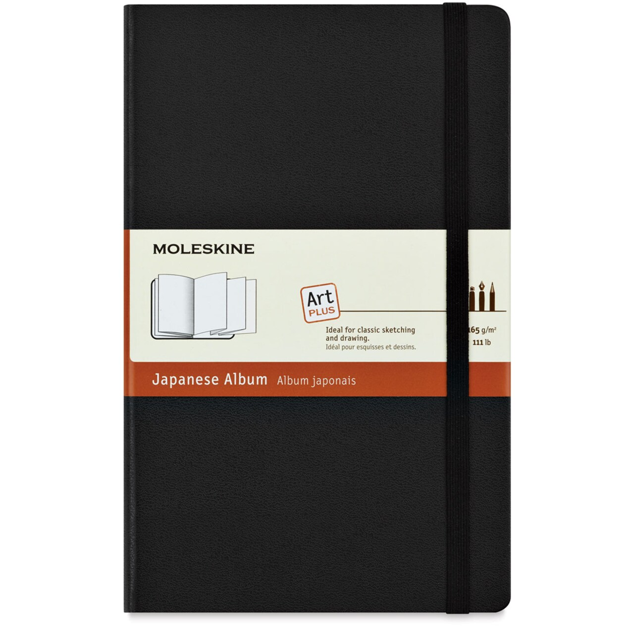 Moleskine Art Collection Japanese Album - 5" x 8-1/4", 48 Accordion Pages